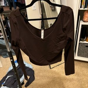 Lululemon align crop top size 10